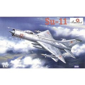 Amodel 72121 Plastic model airplane kit 1:72 Su-11 Soviet fighter- interceptor - Picture 1 of 24