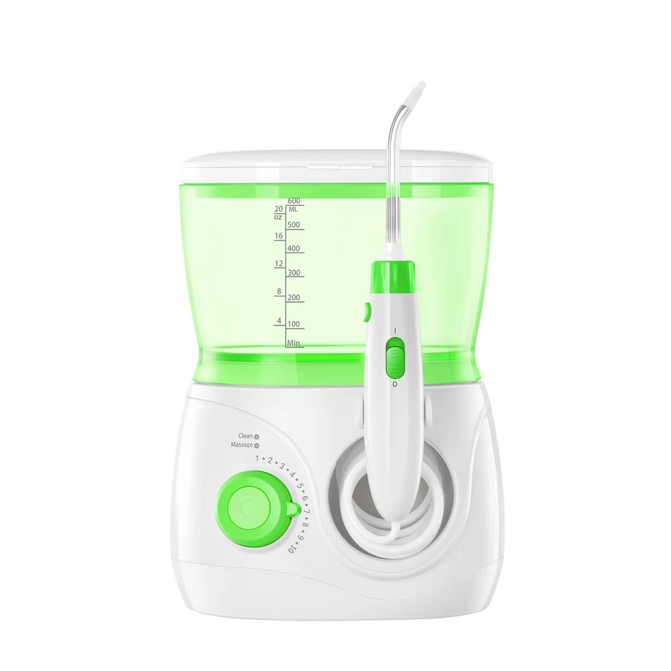 Children Countertop Oral Irrigator/Portable Kid Teeth Dental Water Flosser Green - Image 1 of 4