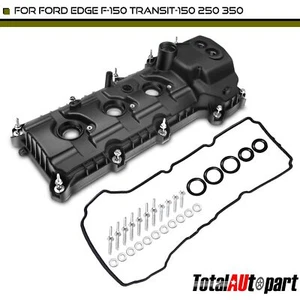 1x Engine Valve Cover Front Left for Ford Edge Explorer Lincoln MKS MKT MKX DOHC - Picture 1 of 8