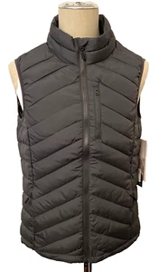 NWT Pulse Puffer Vest Men's XS Boys Youth XL 20 Gray Quilted Ripstop Water Repel - Picture 1 of 15