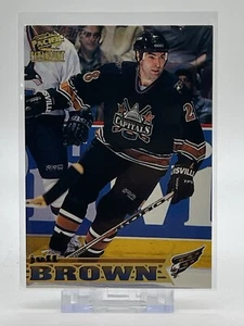 1998-99 Pacific Paramount Gold Foil Card #243 Jeff Brown Washington Capitals - Bild 1 von 2