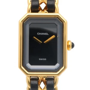 CHANEL Premiere M Watches H0001 Gold Plated ElegantBracelet used - Picture 1 of 10