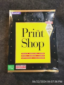 Broderbund The Print Shop WINDOWS 3.1/95 NEW SEALED vintage (C18B2) - Picture 1 of 7