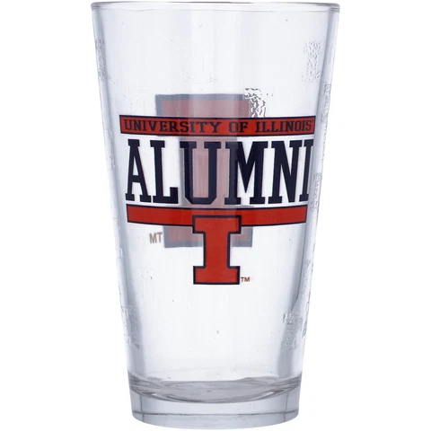 Illinois Fighting Illini 16oz. Repeat Alumni Pint Glass Cover