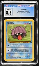Shellder 1999 Pokemon Fossil Unlimited #54 54/62 CGC 8.5 NM-MT+