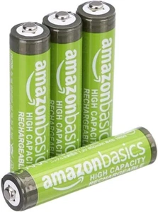 850 Amazon Basics 4Pack Rechargeable AA Nimh HighCapacity Batteries Mah Rec - Picture 1 of 10