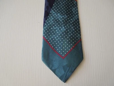 HUBERT MILANO SILK TIE SETA CRAVATTA MADE IN ITALY 1855 - Imagen 1 de 4