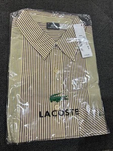 Lacoste Short Sleeve Button Down Men’s Dress Shirt With Pocket Size 45 NWT! - Picture 1 of 4