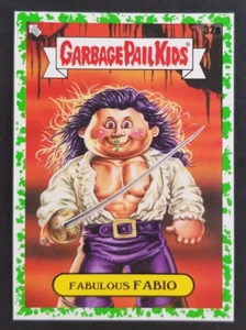 Fabulous Fabio 2022 Garbage Pail Kids Bookworms Green Topps Card #32a (NM) - Bild 1 von 2