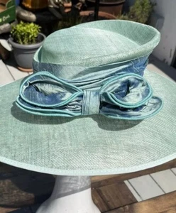 Edel Hochwertig Englisch Hut Hochzeit Von Capelli Condici Mintgrün - Bild 1 von 5