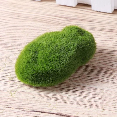 20Pcs Imitation Rocks Artificial Balls Flocking Cover Stones Bonsai Vases Decor - Image 1 of 4