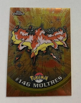 NM Topps Chrome  #146 Moltres Near Mint TV Animation Edition -- S2G -- - Image 1 of 2