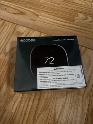 NEW ecobee Smart Thermostat Enhanced Programmable Wifi Thermostat EB-STATE6L-01 - Image 1 of 4