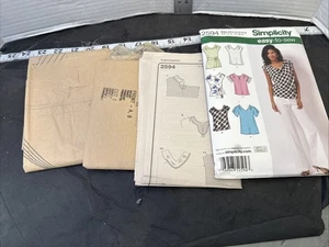 Simplicity 2594 Schnittmuster Damen Bluse Größe 8-16 ungeschnitten FF - Bild 1 von 7