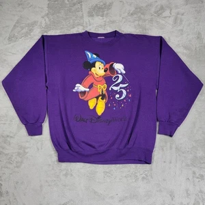 Sudadera De Colección Años 90 Mickey Mouse 25 Aniversario Walt Disney World Púrpura - Imagen 1 de 9