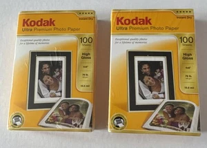 Papier photo Kodak 4x6 ultra premium haute brillance 200 feuilles scellé neuf ancien stock - Photo 1/12