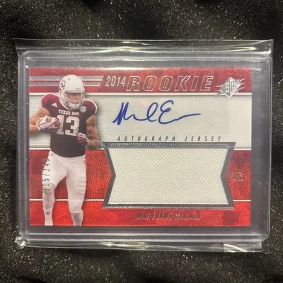 Mike Evans 2014 UD SPX ROOKIE Jersey AUTO SP #/249 (Tampa Bay Bucs/Texas A&M) - Image 1 of 2