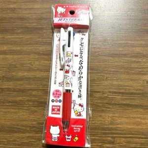 Sanrio Jetstream Hello Kitty 3 Farben Rot Blau Schwarz Neu Japan - Bild 1 von 5