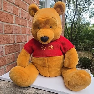 Vintage 90er Disney Store Winnie Puuh großer Jumbo 27 Zoll Plüschtier Stofftier Bär - Bild 1 von 18