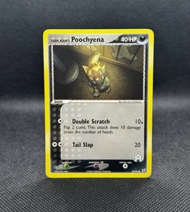 Team Aqua's Poochyena 54/95 Common Pokemon TCG Card Team Magma vs Team Aqua - LP - Picture 1 of 2