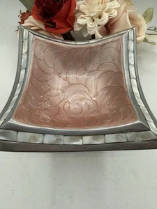 JULIA KNIGHT Classic 6.5” Pagoda Bowl In Toffee Pink Mother of Pearl - Picture 1 of 12