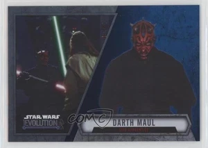2016 Topps Star Wars Evolution Blue Lightsaber Darth Maul Sith Apprentice 1k2p - Picture 1 of 3