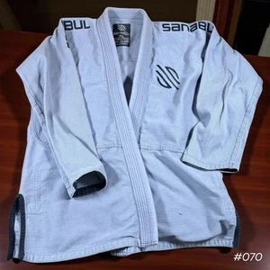 Sanabul Essentials BJJ Gi Top A3 grau Brazilian Jiu Jitsu Jacke ohne Hose - Bild 1 von 8