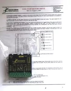 GECKODRIVE G201 Stepper Motor Drive, 10 µStep, 1-7A, 24-80VDC/Copy G201-REV-16-M - Picture 1 of 4