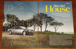 BENTLEY MULSANNE MAGAZINE PRINT ARTICLE CAR AND DRIVER ROAD TEST LUXURY SEDAN - Picture 1 of 4