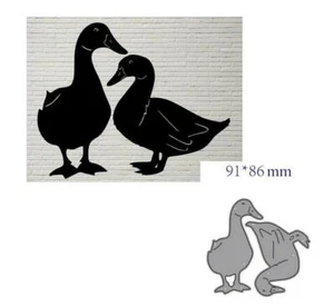 Ente Metall Cutting Dies Schablonen Scrapbooking Embossing Cut Stanzschablone - Bild 1 von 1