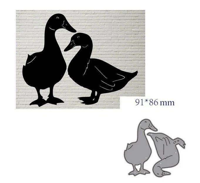 Ente Metall Cutting Dies Schablonen Scrapbooking Embossing Cut Stanzschablone - Bild 1 von 1