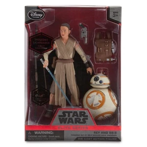 Rey & BB-8 Star Wars Elite Series 6,5" fundido a presión tienda Disney nuevo - Imagen 1 de 5