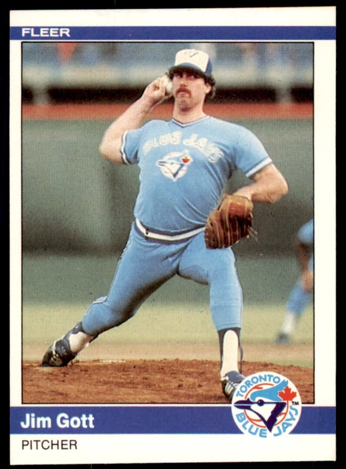 1984 FLEER JIM GOTT . TORONTO BLUE JAYS #155 - Image 1 of 2