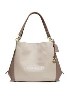 Coach Badge Jacquard Schultertasche Dalton 31, Chalk Taupe - Bild 1 von 17