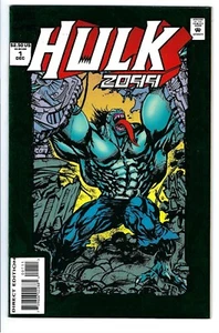 HULK 2099 #1 NM 1994 Green Foil Cover :) - Picture 1 of 2
