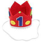 First Birthday Crown Hat Baby Shower Party Hair Accessories For Kids