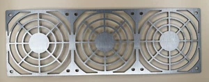 AlphaCool 3x120 Ventilateur Refroidissement Eau Radiateur Grille Acier Inoxydable Neuf - Photo 1/4