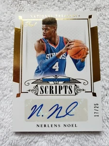 2015 Panini National Treasures Scripts Gold Proof) N(ERLENS NOEL 17/25 - Picture 1 of 2