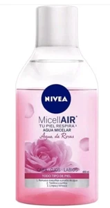 NIVEA MICELAR AGUA DE ROSAS/ROSE WATER MICELLAR WATER/REMOVES WATERPROOF MAKEUP - Picture 1 of 4