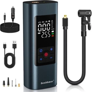 Tire Inflator Portable Air Compressor: Cordless Air Pump for Car Tires - Picture 1 of 6