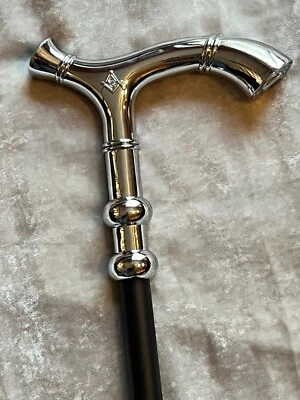 Master Mason Черная Трость для Ходьбы Квадратный Компас Масоны Резиновый Наконечник НОВЫЙ! - Изображение 1 из 4