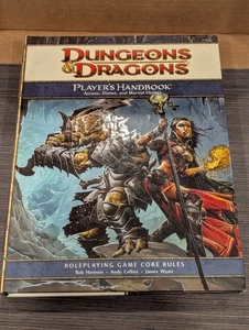 Player's Handbook Dungeons and Dragons Arcane Martial 4th Edition D & D Nice! - Picture 1 of 3