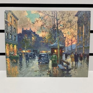 8x10 Lithograph Print Madeleine-Cortes - Cityscape - Picture 1 of 6