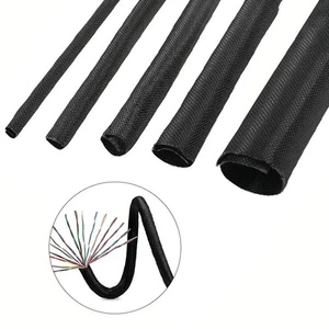 Customizable Black Expandable Cable Sleeve 516mm for Wire Organization - Afbeelding 1 van 21