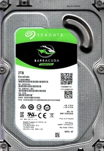 ST2000DM006 P/N: 2DM164-302 F/W: CC26 S/N: Z8E0D 2TB DEC 2016 THAILAND SEAGATE - Picture 1 of 2