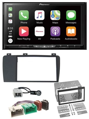 Pioneer 2DIN MP3 USB DAB DVD Bluetooth Autoradio für Volvo S60 V70 XC70 04-09 - Bild 1 von 4