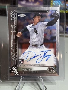 2025 Topps Chrome Baseball #RA-DT Drew Thorpe Rookie Auto 🔥 - Picture 1 of 2