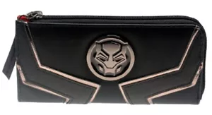 Black Panther Zip Around Womens Hand Purse Clutch Wallet - Picture 1 of 1