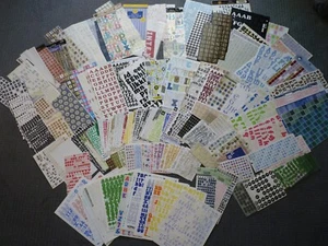 Huge Lot Alphabet Sticker Sheets (200+) Craft Room De-Stash! 5 lbs - Picture 1 of 7