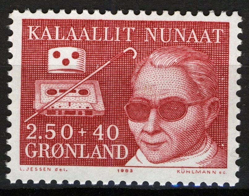Groenlandia 1983, ayuda para discapacitados MNH, Mi 142 Foto 1 de 1